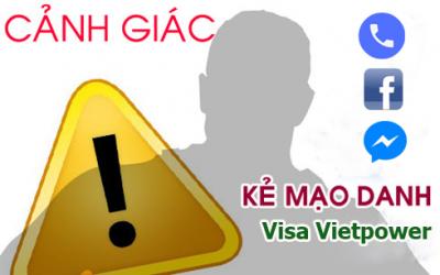 Thông báo quan trọng từ Visa Vietpower